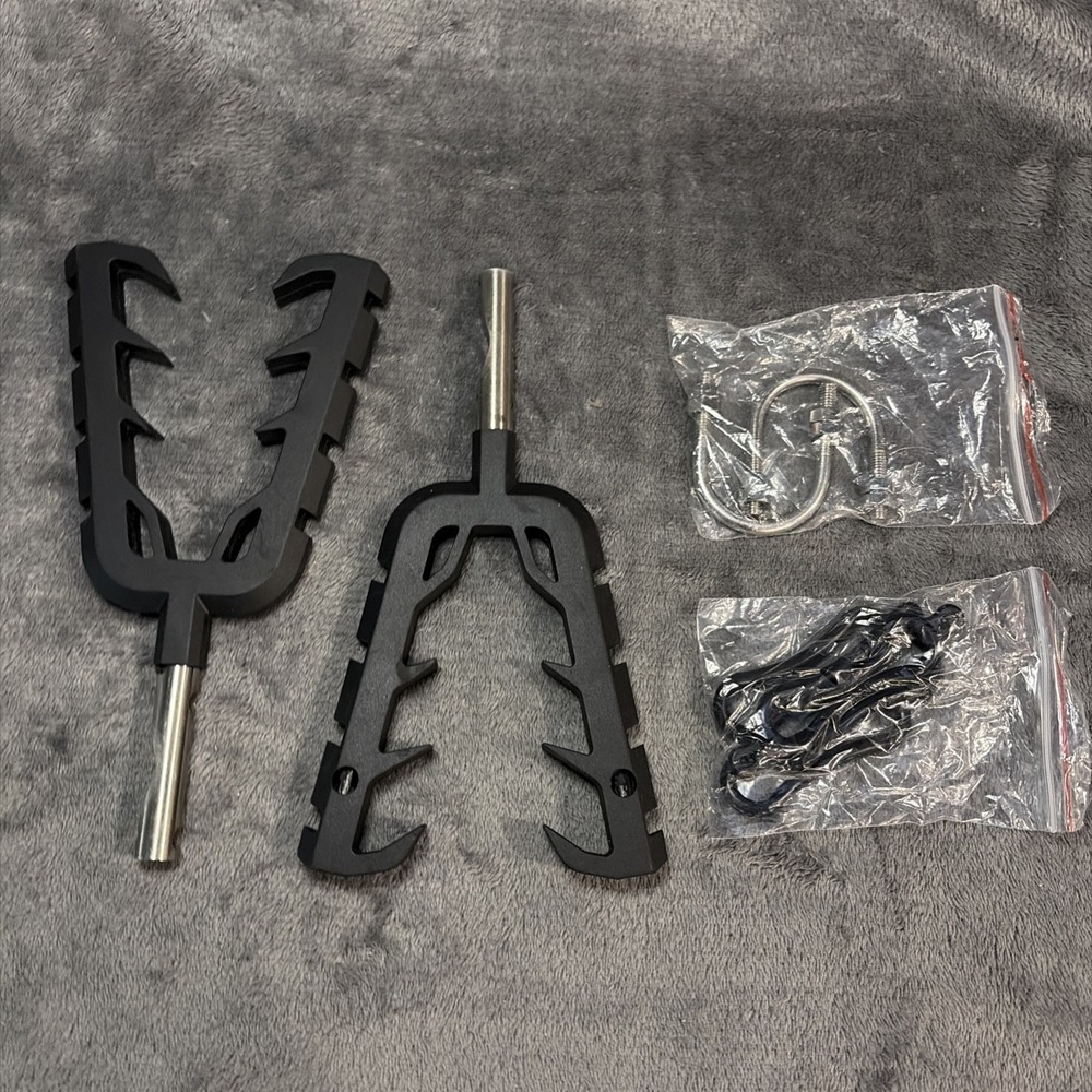 ATV Tool Holder Rack, Hunting Tool Holder Rack Mount with Rubber Straps